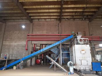 belt conveyor for wood gasifier