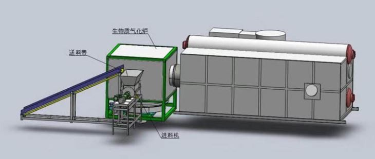 Industrial Solid Waste Gasification Burner