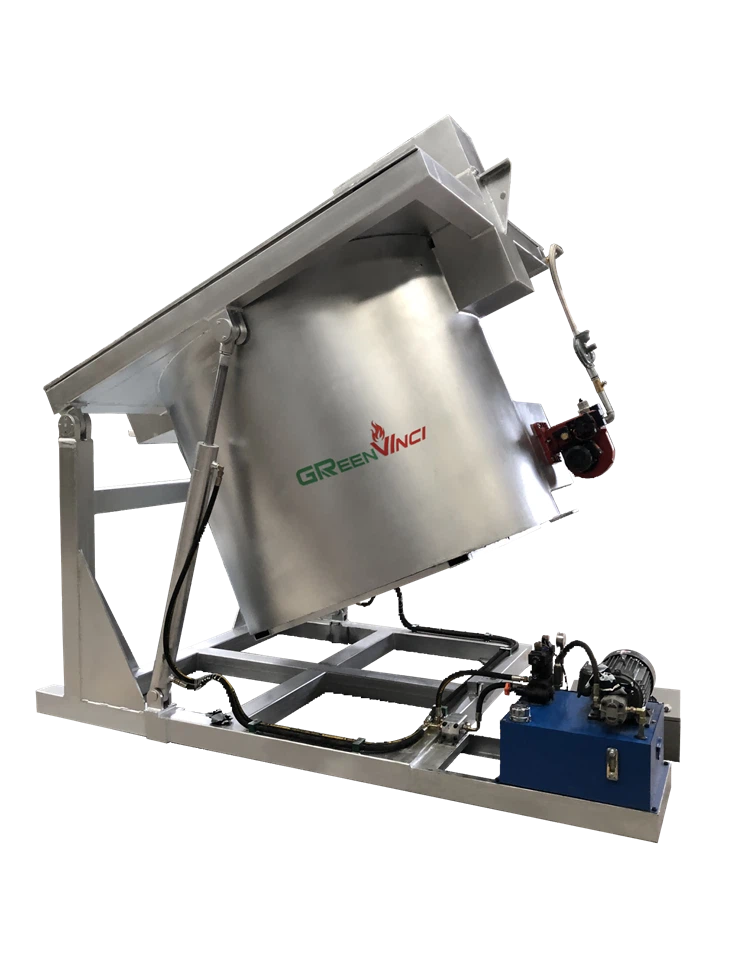 Tilting Aluminum Scrap Melting Furnace